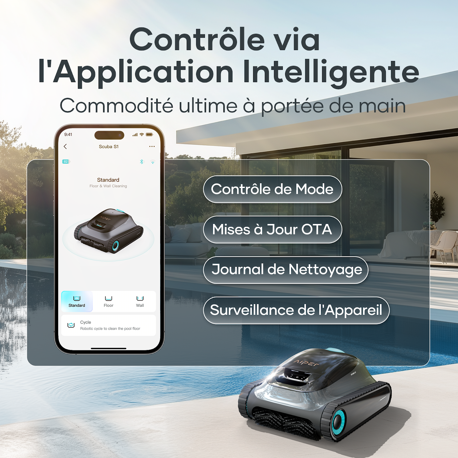Compatibilité de l'application Scuba S1