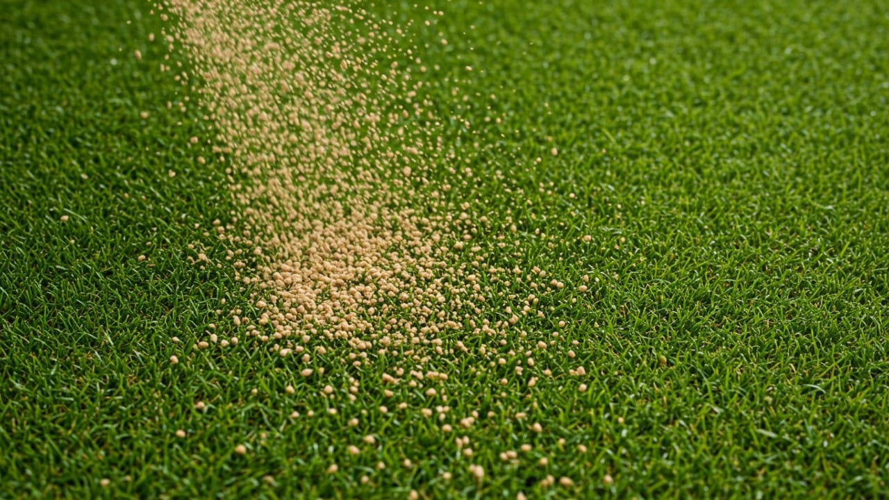 Spreading granular bait on turf as the best way to kill ants by targeting the entire colony.