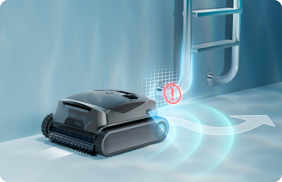 Aiper Scuba X1 navigiert den Poolboden zur Poolpflege im Frühjahr