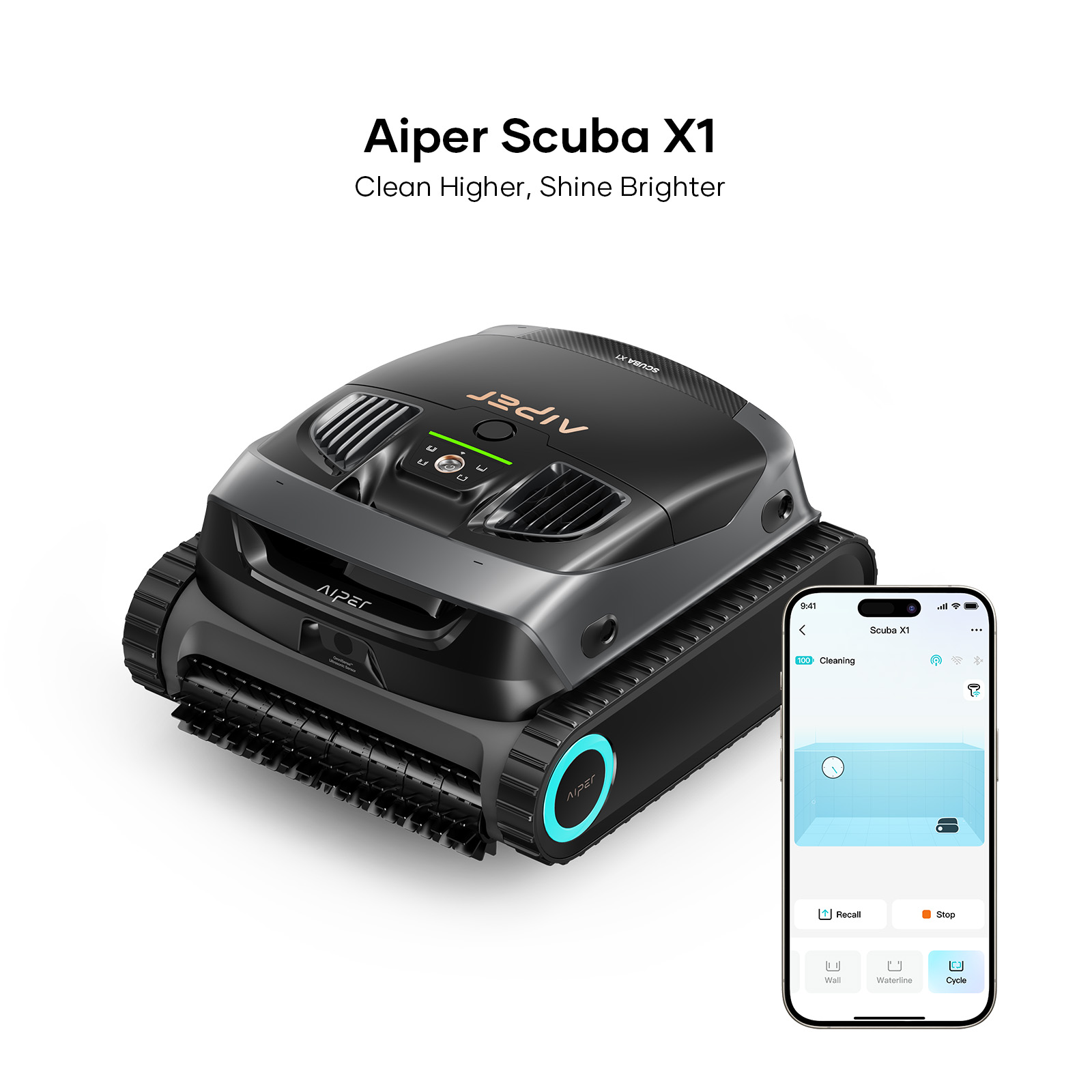 Aiper Scuba X1 automatic pool vacuum for inground pools