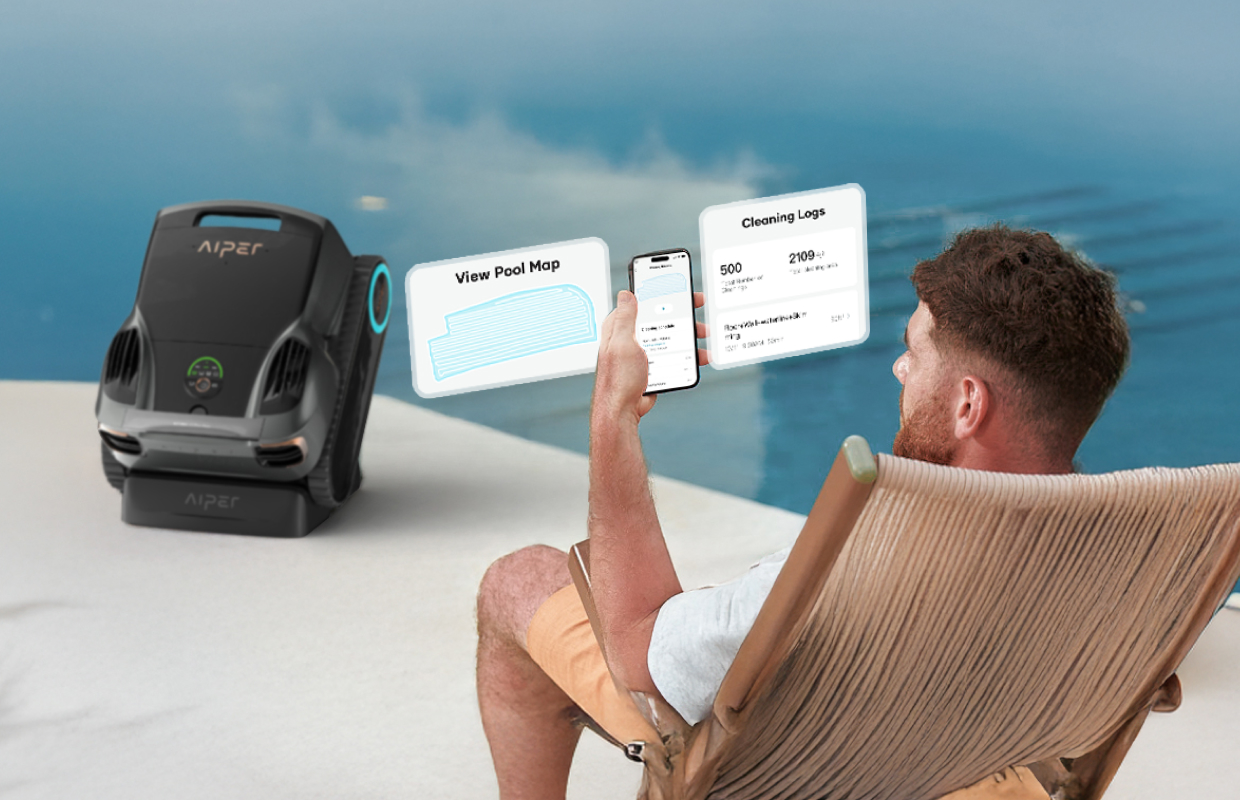 App scheduling with Aiper Scuba X1 Pro Max