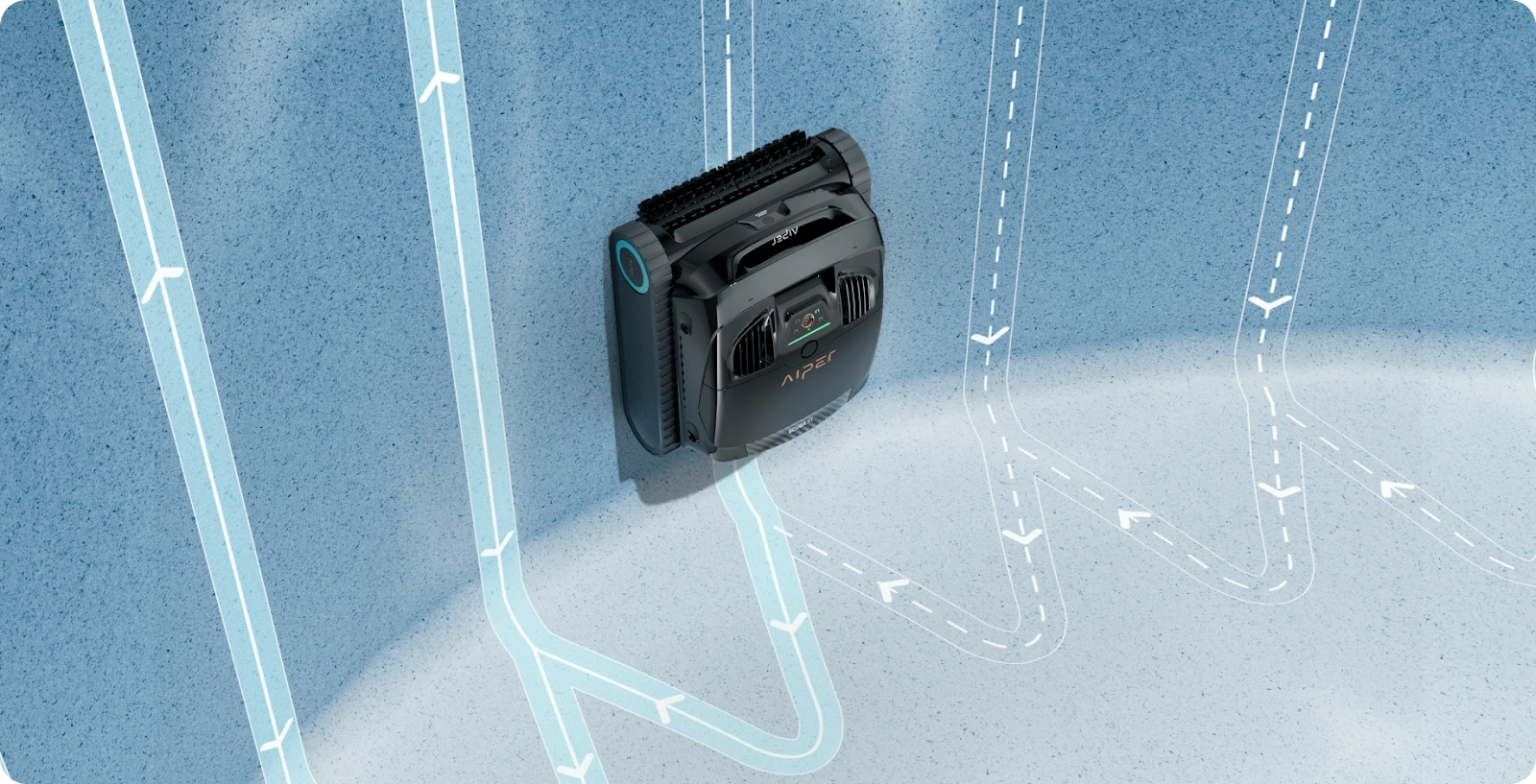 Aiper Scuba X1 on the wall