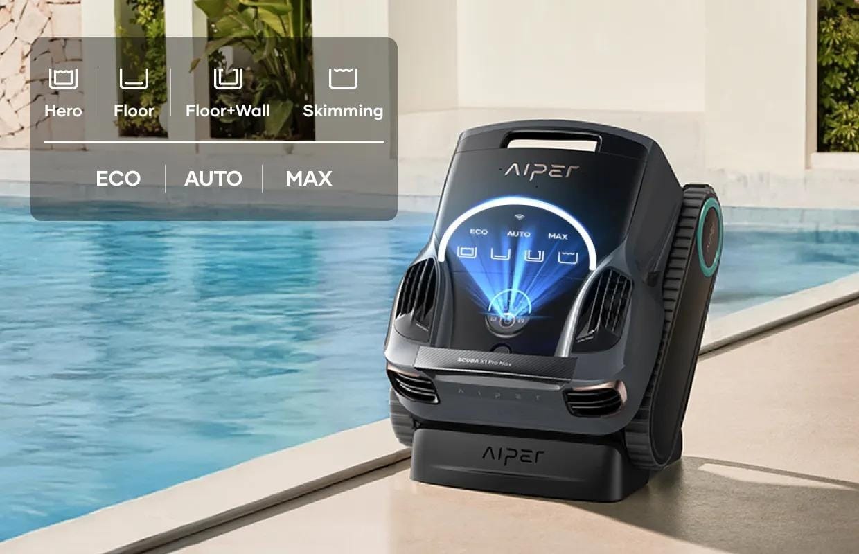 Robot de nettoyage piscine Aiper Scuba X1 Pro Max