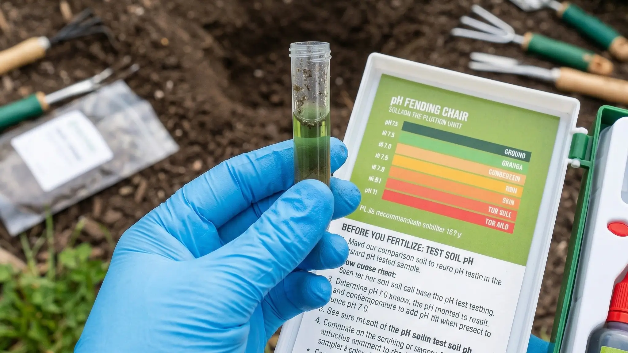 Performing soil testing to determine nutrient needs before applying fertigation.